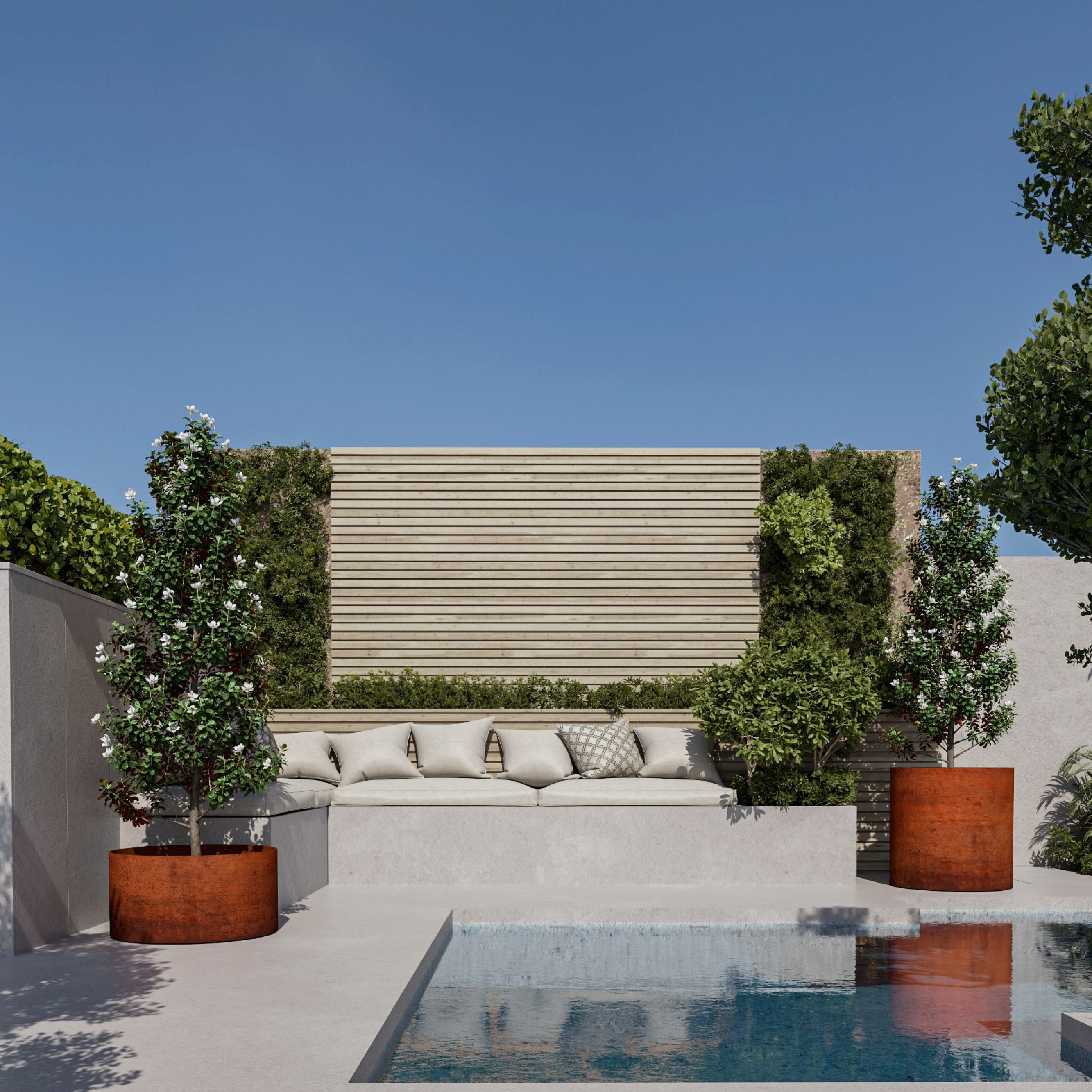 Corten Steel Arcadia Classic Plant Pot