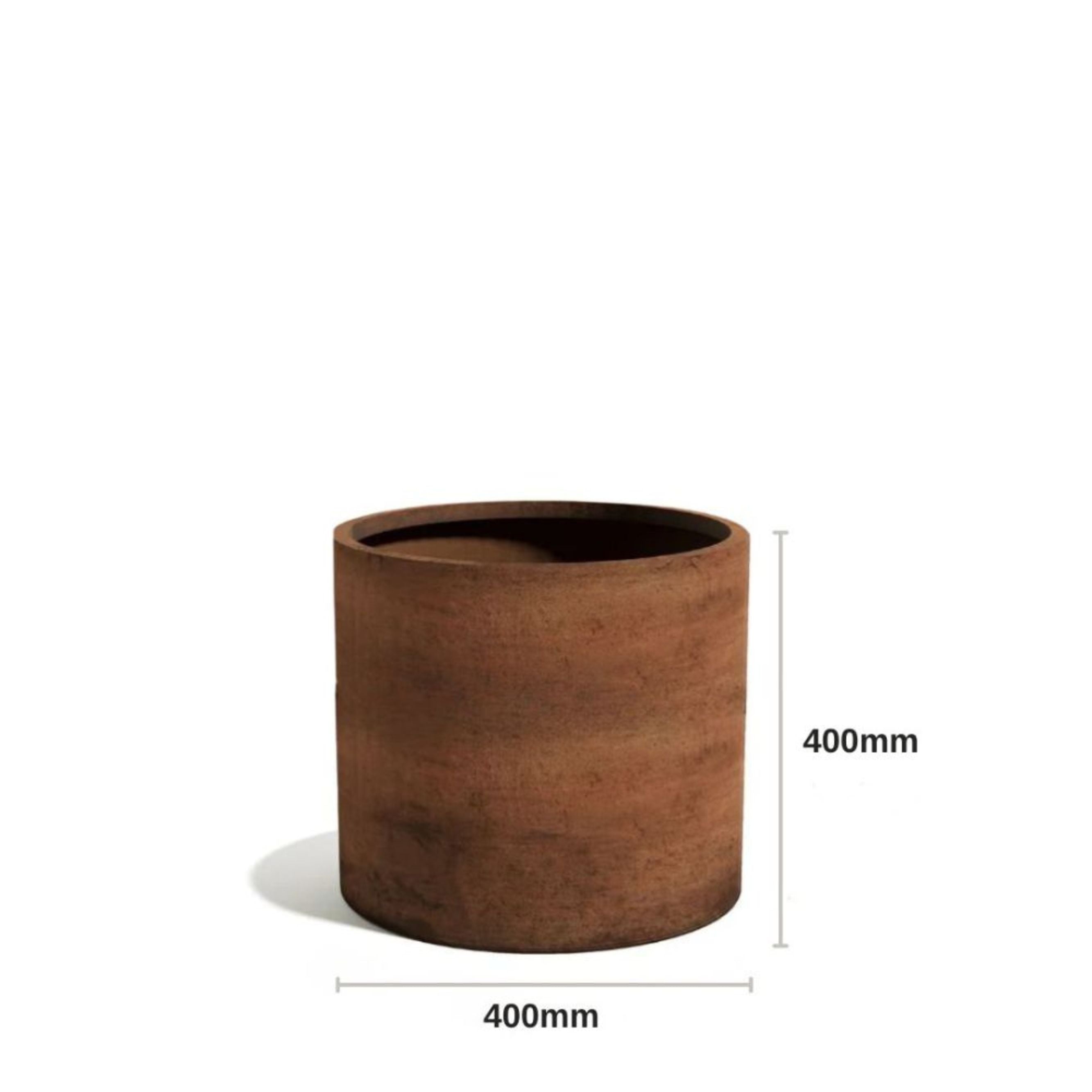 400mm plant pots Corten Steel Arcadia Classic Plant Pot