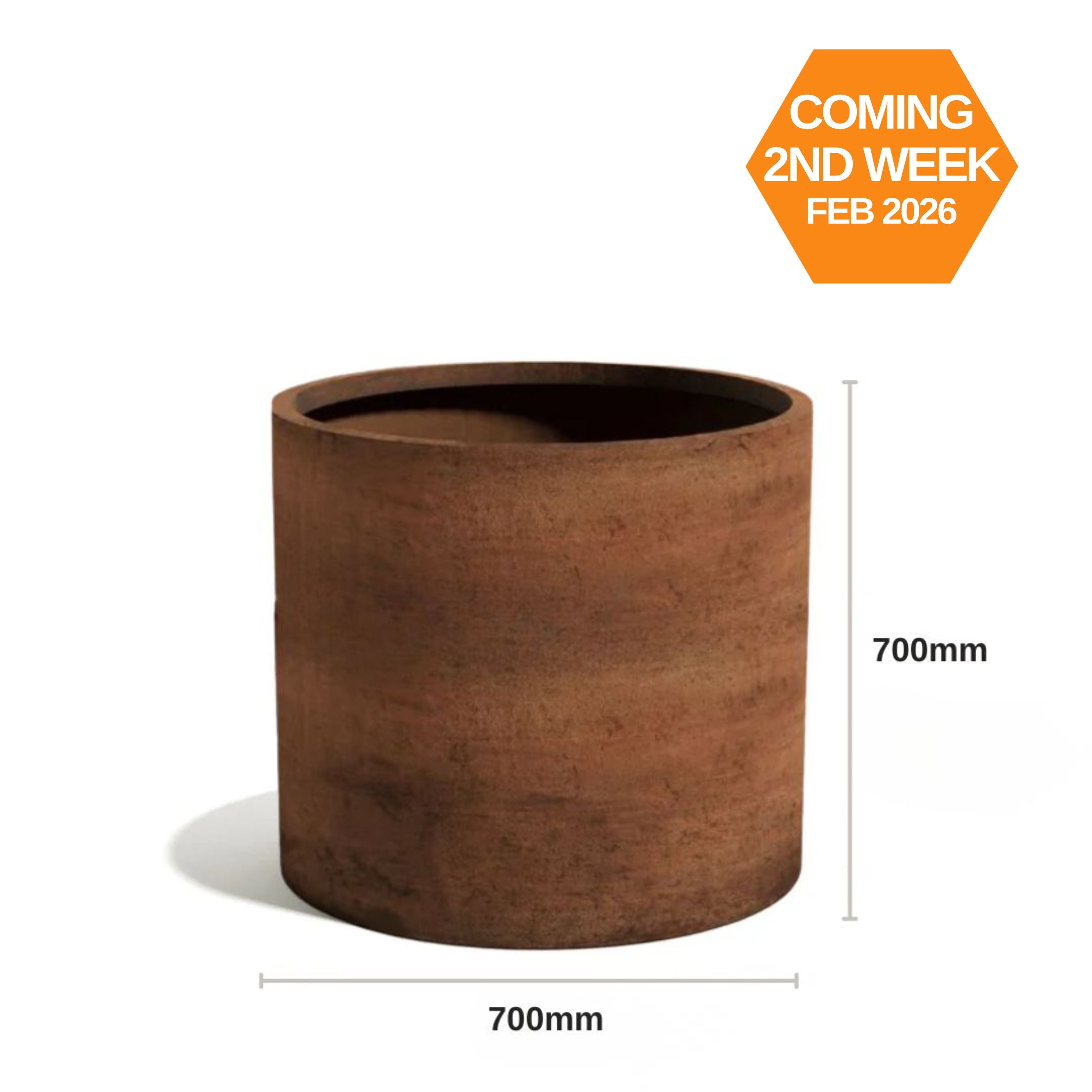 Corten Steel Arcadia Classic Plant Pot - Tool Market 