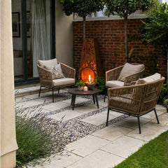Corten Steel Aurora Fire Place Hover - Tool Market 
