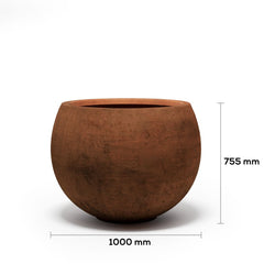 Corten Steel Botanic Bulbs Tree Planter - Tool Market 