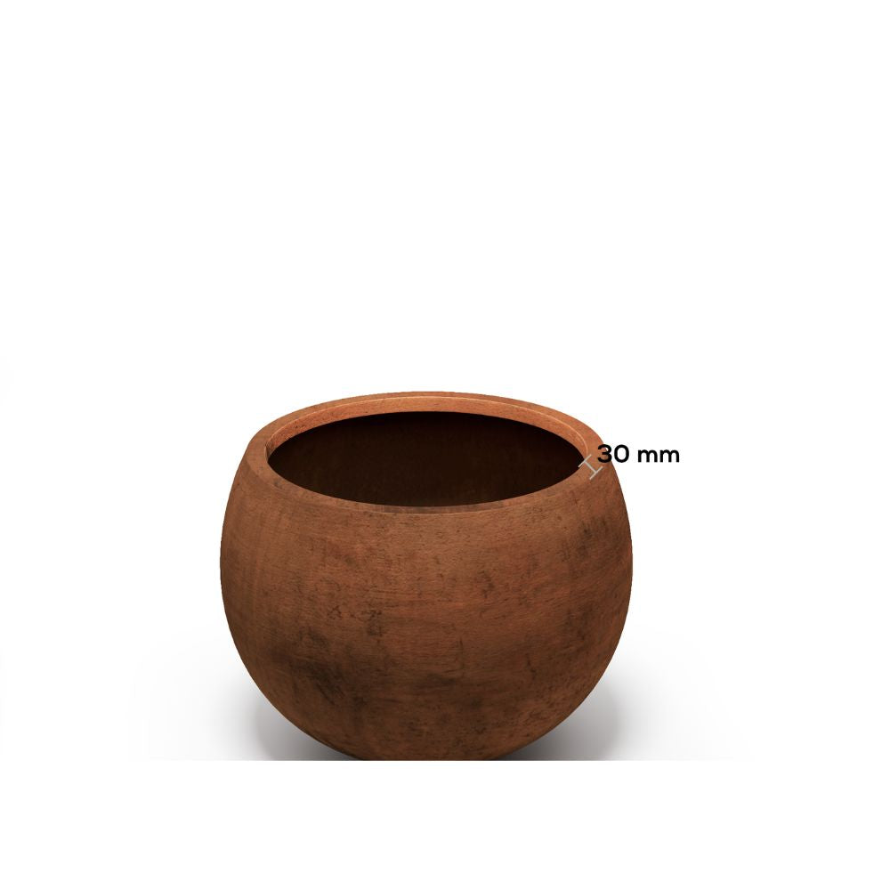 Corten Steel Botanic Bulbs Tree Planter - Tool Market 