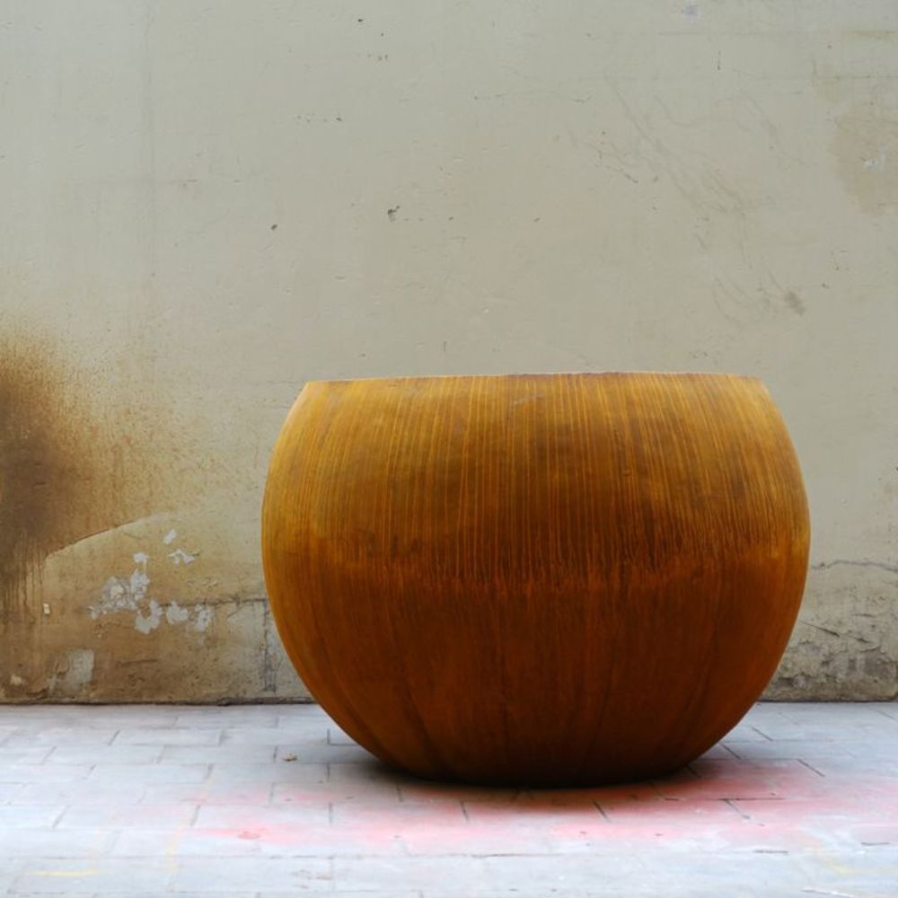 Corten Steel Botanic Bulbs Tree Planter - Tool Market 
