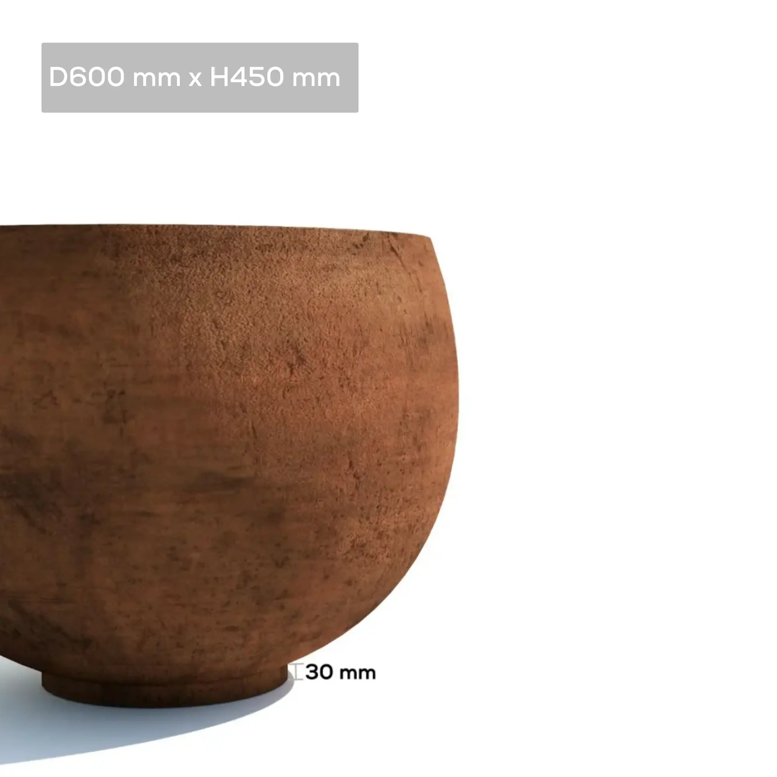 Corten Steel Botanic Bulbs Tree Planter - Tool Market 