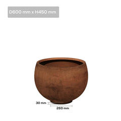 Corten Steel Botanic Bulbs Tree Planter - Tool Market 