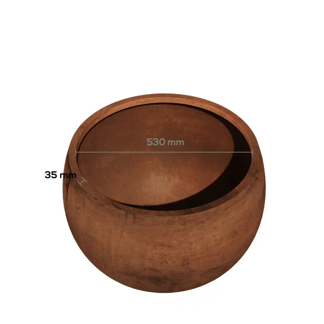 Corten Steel Botanic Bulbs Tree Planter - Tool Market 