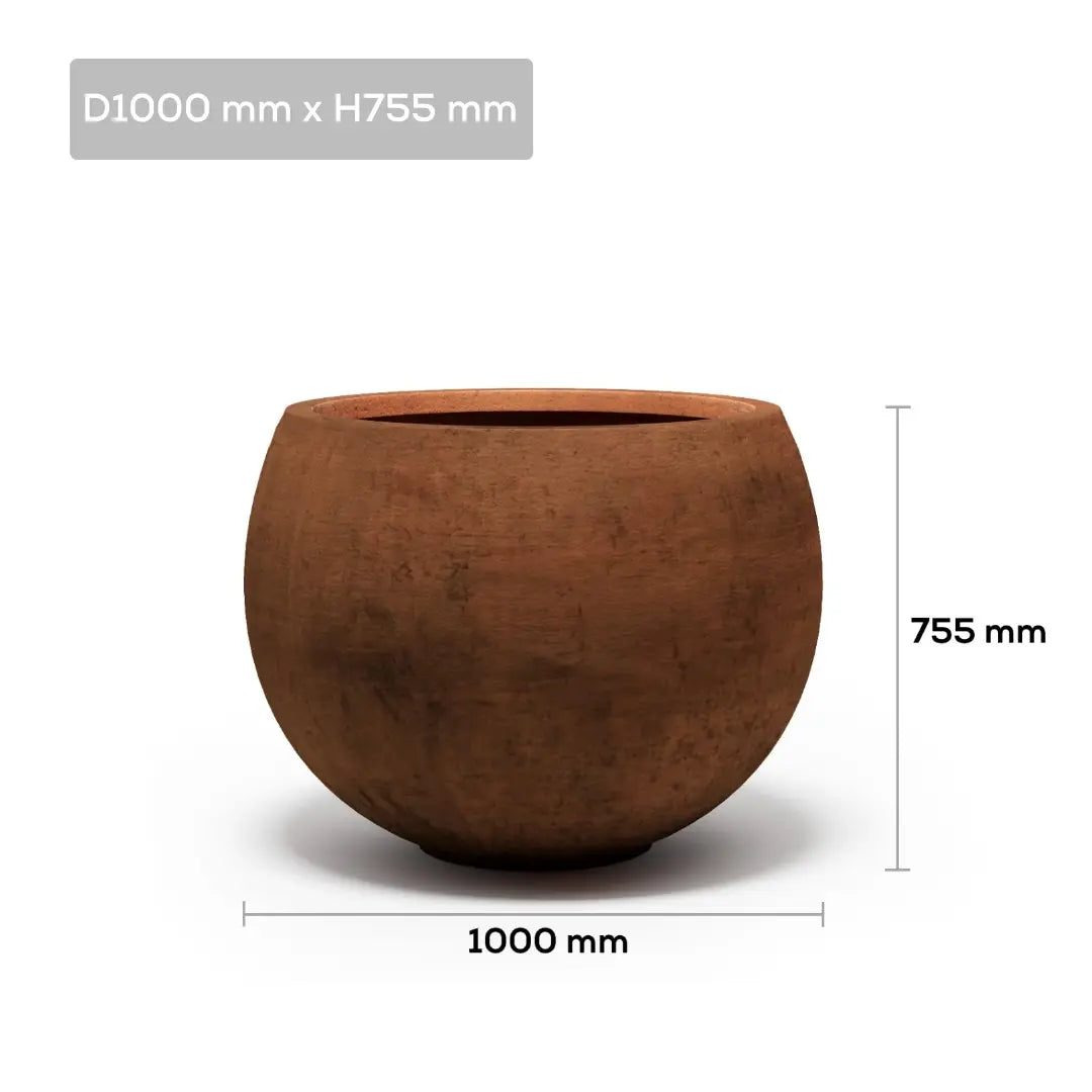 Corten Steel Botanic Bulbs Tree Planter - Tool Market 