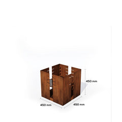 Corten Steel Bulushma Fire Pit BBQ - Tool Market 
