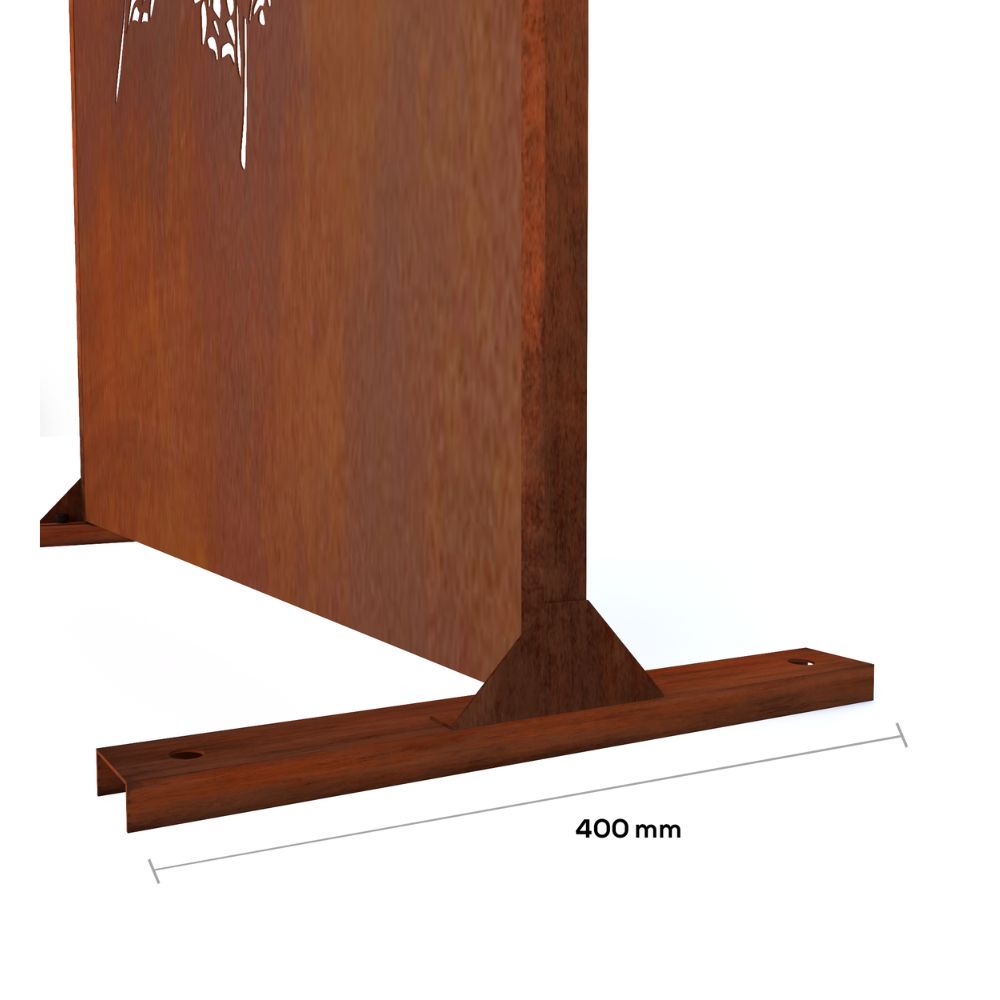 Corten Steel Butterfly Garden Screen - Tool Market 
