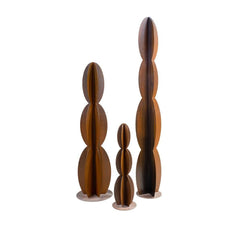 Corten Steel Cactus Sculpture Set - Tool Market 