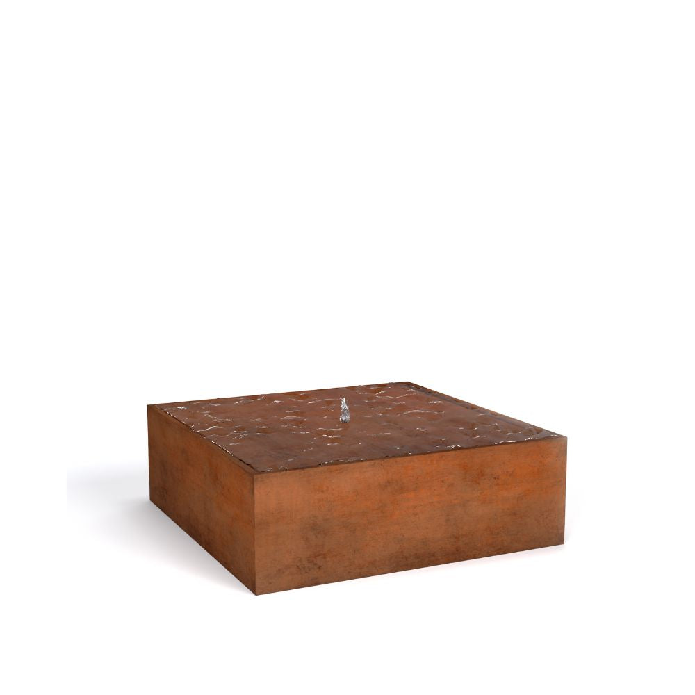 Corten Steel Cubic Water Fountain - Tool Market 