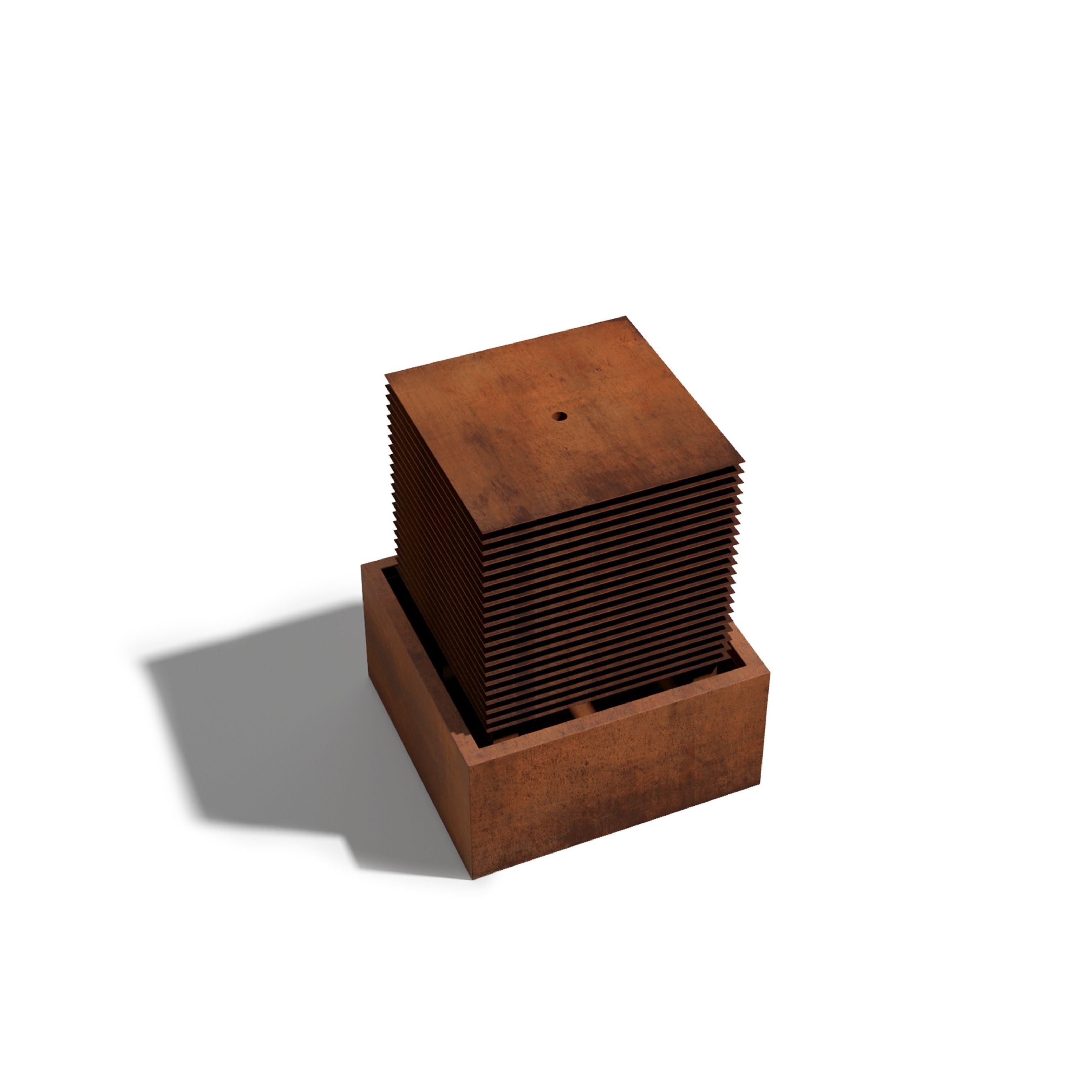 Corten Steel Davy Water Fountain