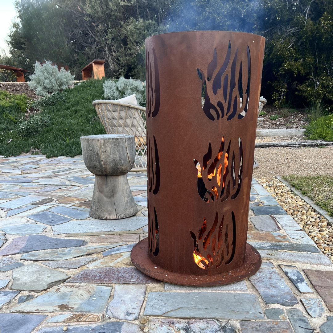 Corten Steel Ember Vault Fire Place - Tool Market 