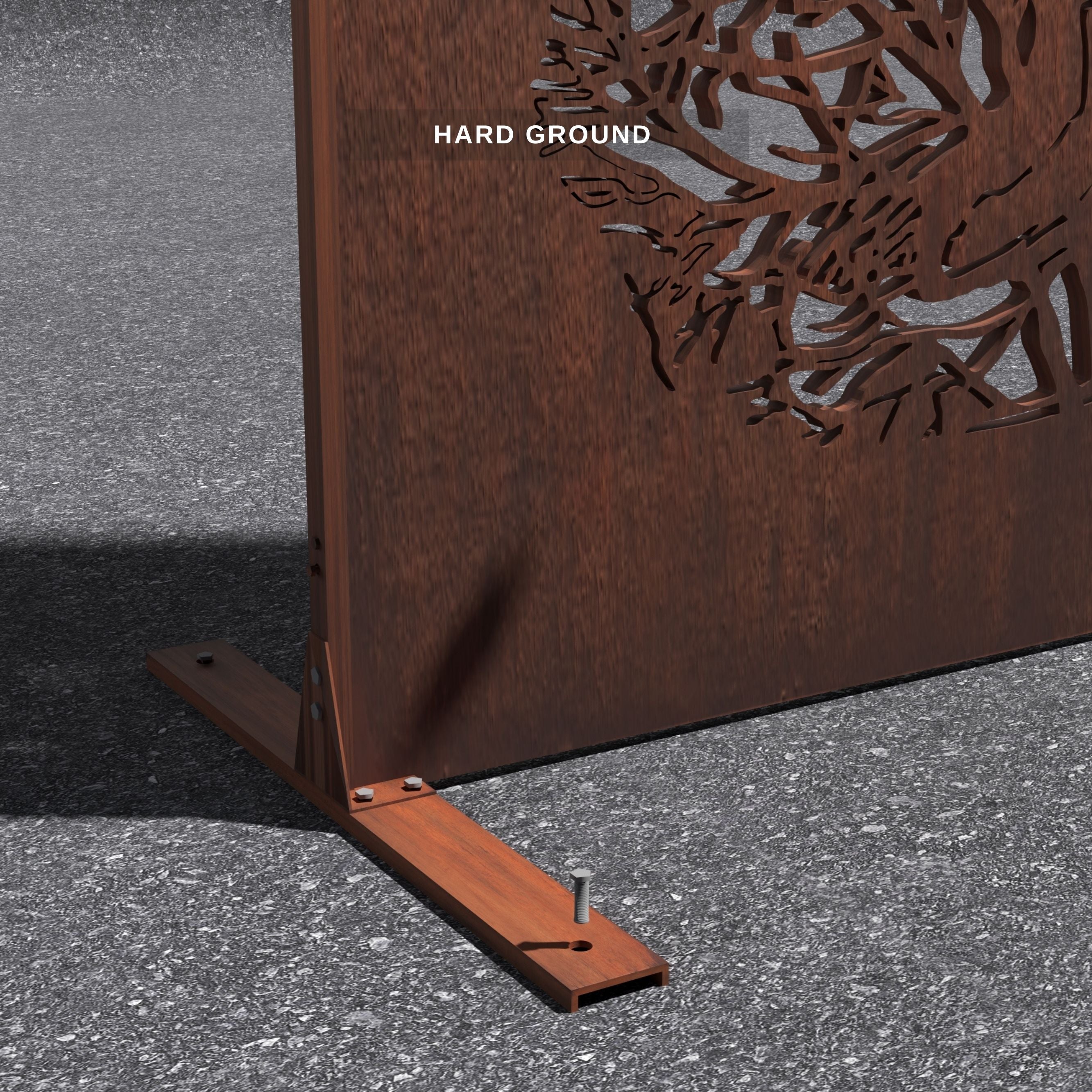 Corten Steel Felix Screen - Hard Ground - Tool Market 