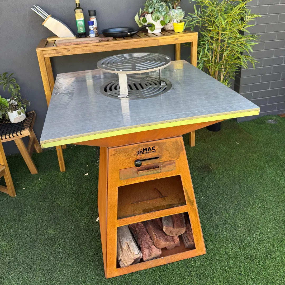 Corten Steel Gala BBQ - Tool Market 