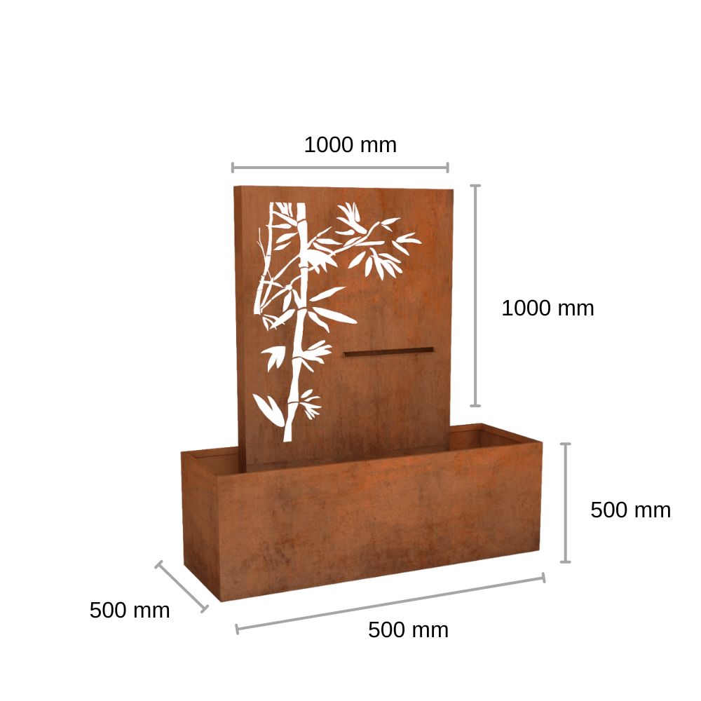 Corten Steel Gala Water Fountain - Tool Market 
