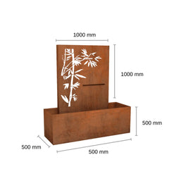 Corten Steel Gala Water Fountain - Tool Market 