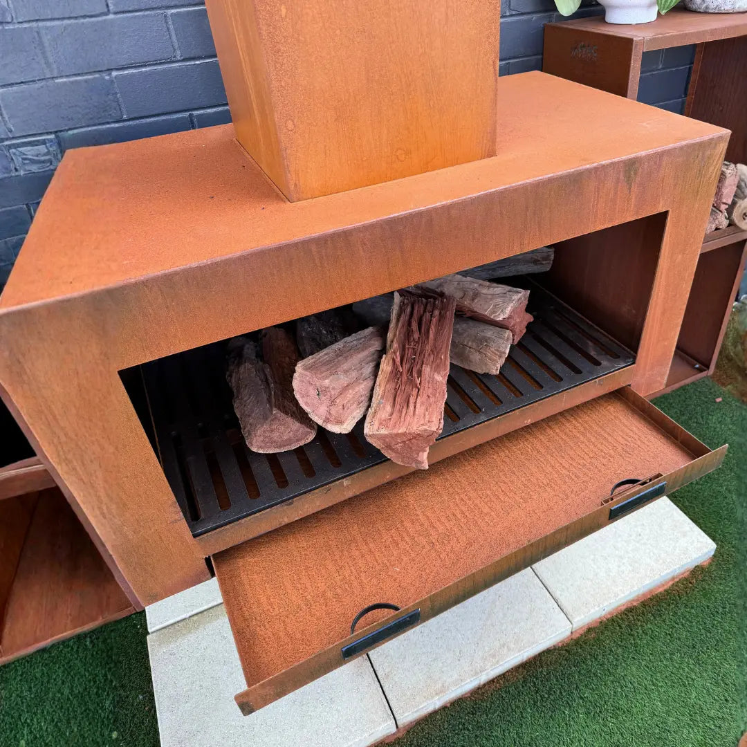 Corten Steel Grand Hearth Fire Place Tool Market 