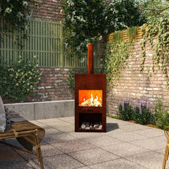 Corten Steel Heat Haven Fire Place Hover Tool Market 