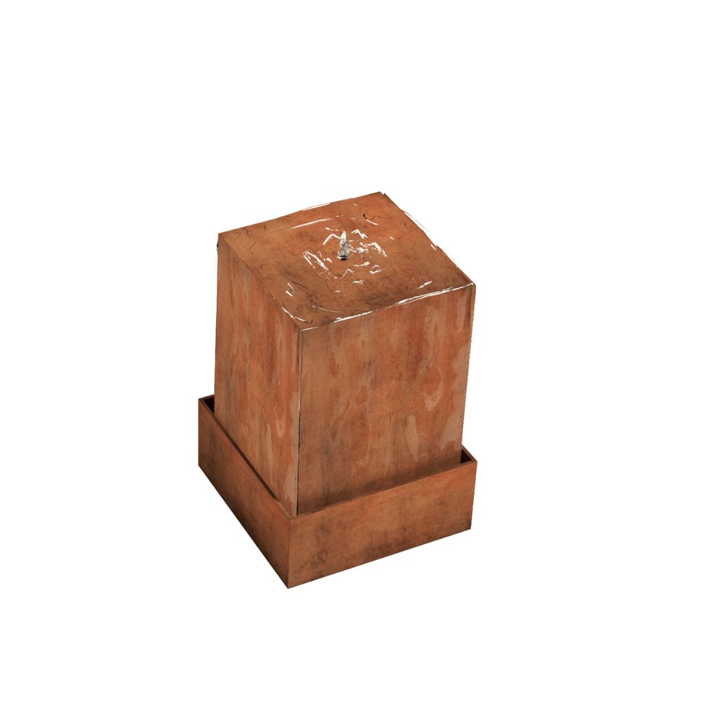 Corten Steel Infinity Water Fountain - Tool Market 