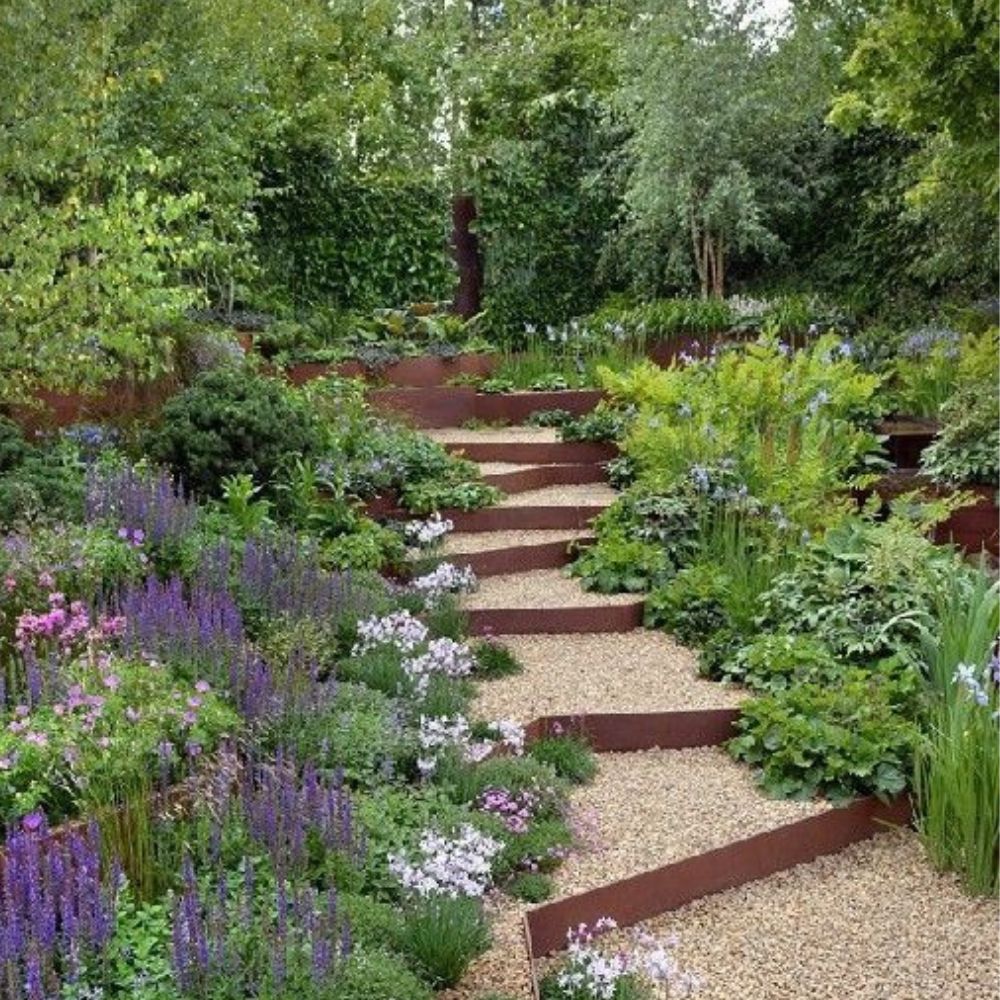 Corten Steel Opulent Garden Edging - Tool Market 