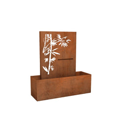 Corten Steel Panda Falls Water Fountain - Tool Market 