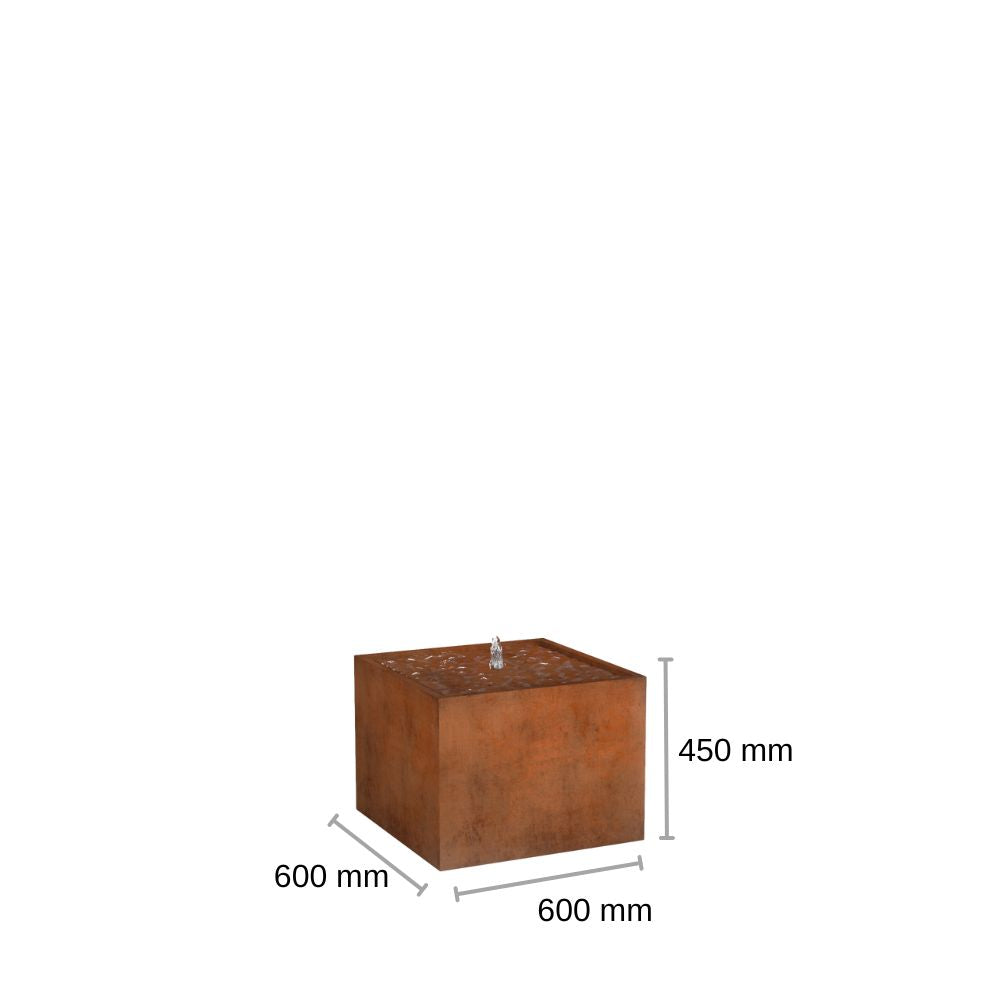 Corten Steel Peace Maker Petite Water Fountain - Tool Market