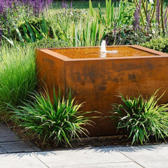 Corten Steel Peace Maker Petite Water Fountain - Tool Market 