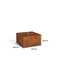 Corten Steel Peace Maker Petite Water Fountain - Tool Market 
