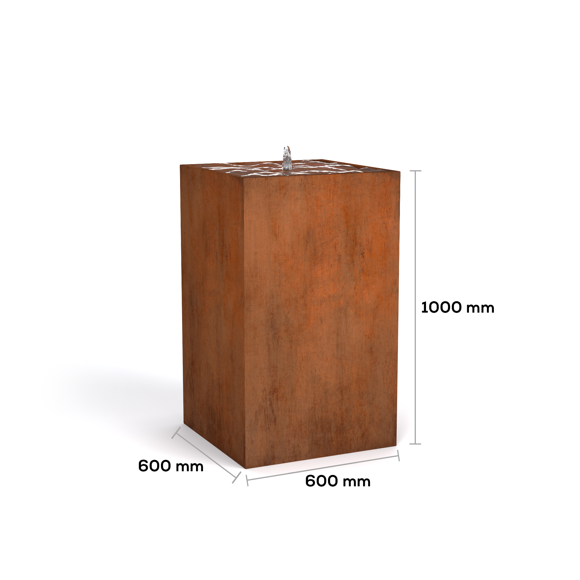 Tool Market - Corten Steel Maker Podium Water Fountain Range