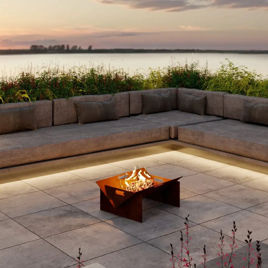 Corten Steel Bushman Fire Pit - Tool Market 