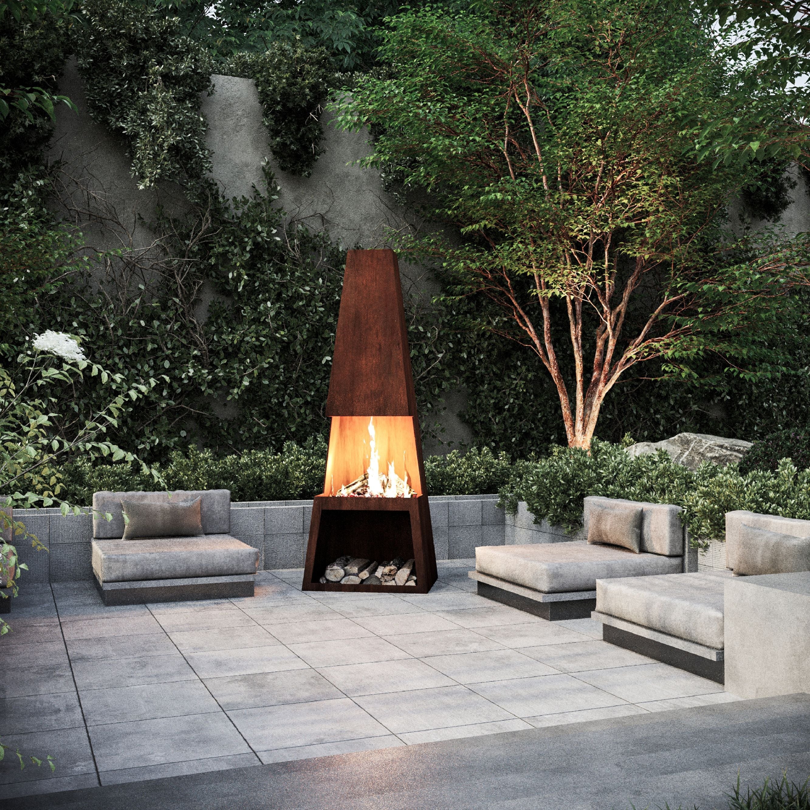 Mac Landscape's Pinnacle Fire Place