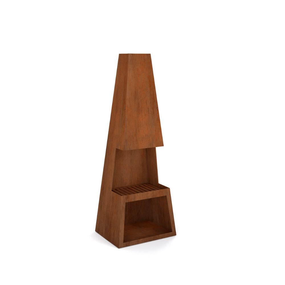 Corten Steel Pinnacle Fire Place - Tool Market 