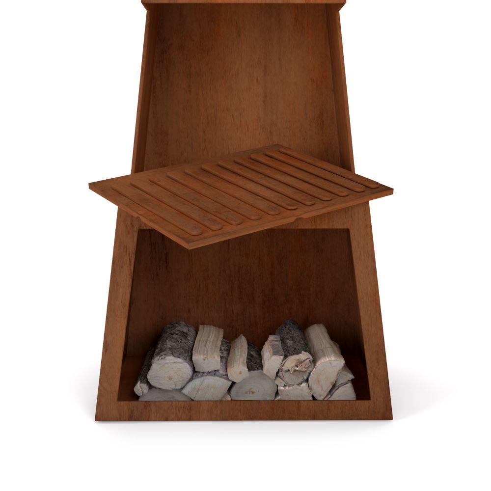 Corten Steel Pinnacle Fire Place - Tool Market 