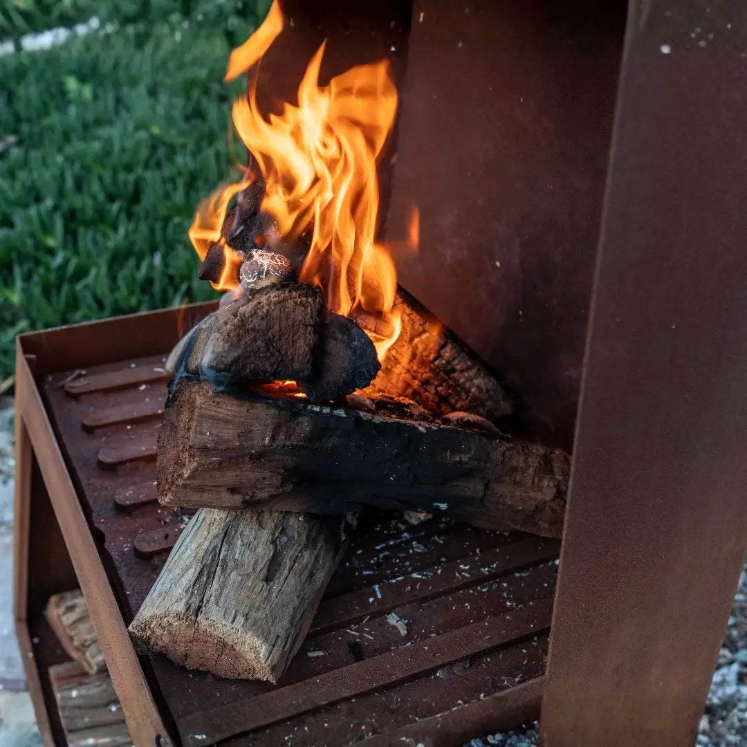 Corten Steel Pinnacle Fire Place - Tool Market 