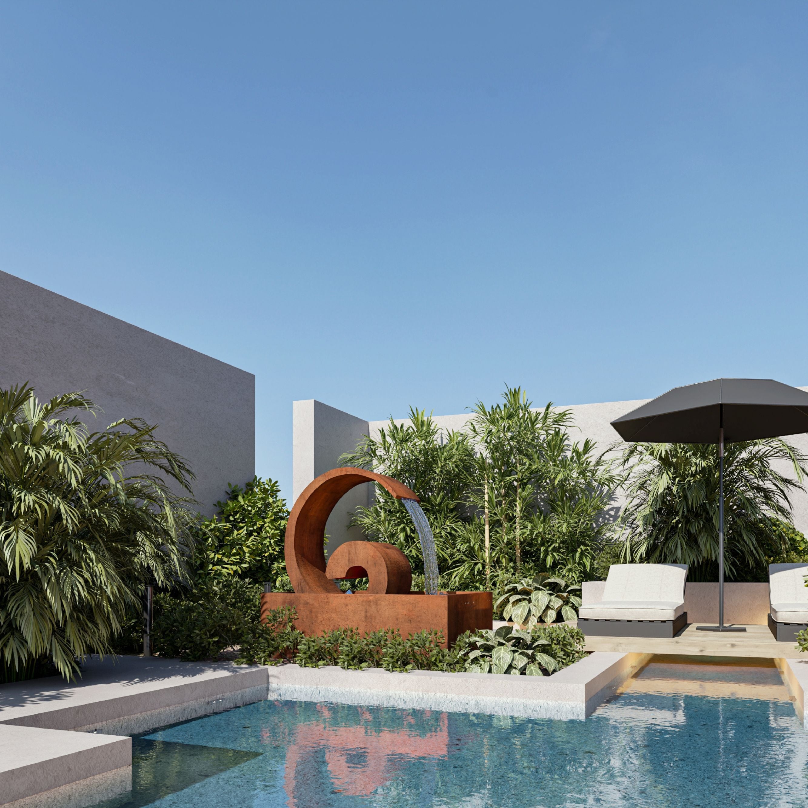 Mac Landscape's Poseidon Water Fountain