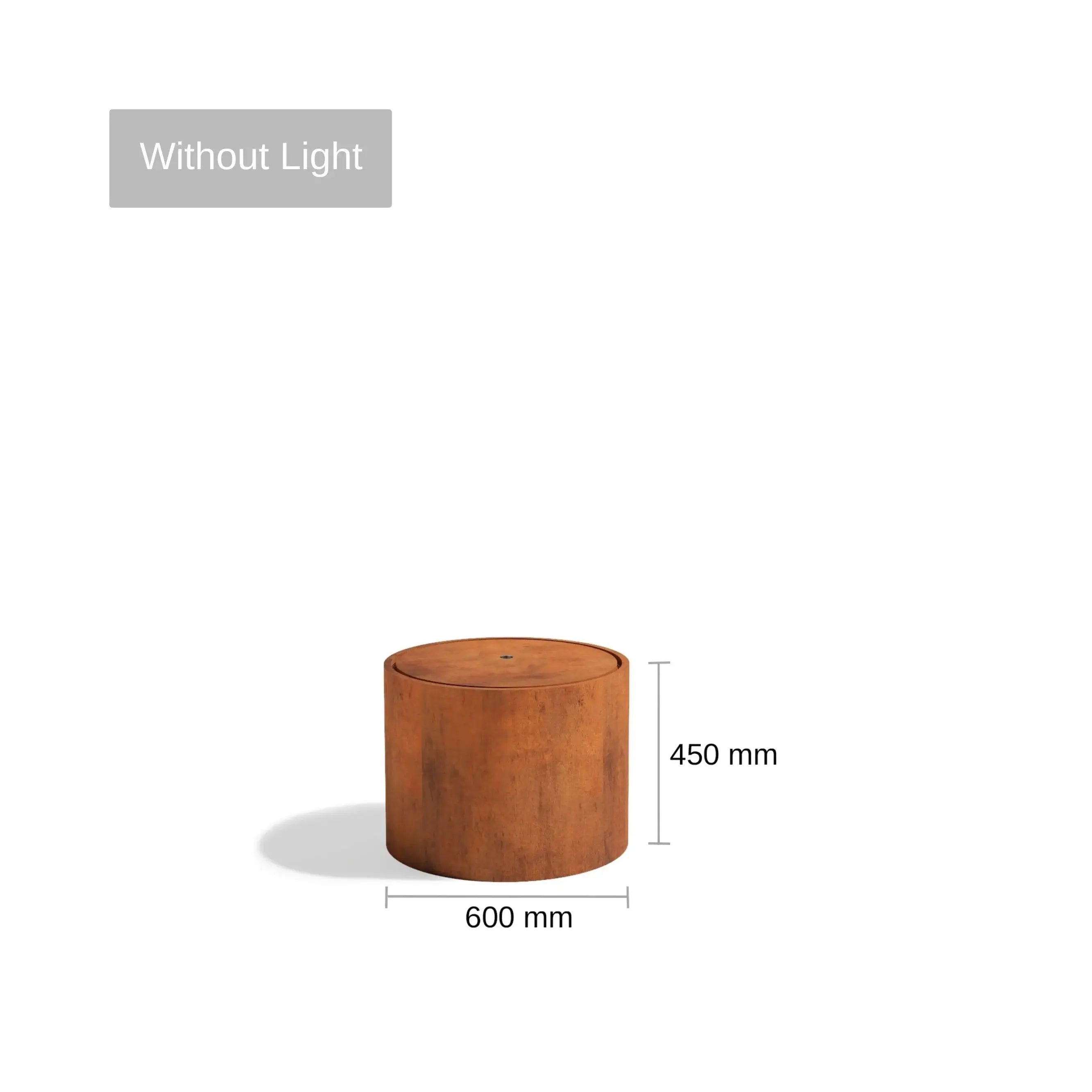 Corten_Steel_Rita_Round_Narrow_Water_Fountain_sale_4 - Tool Market 