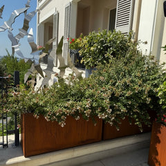 Corten Steel Sentinel Garden Planter Pot Range - Tool Market 