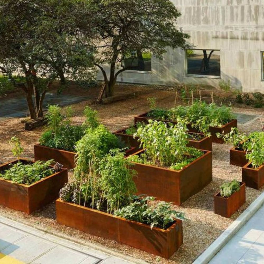 Corten Steel Sentinel Garden Planter Pot Range - Tol Market 