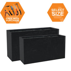 Corten Steel Sentinel Garden Planter Pot Range Bundle - Tool Market 
