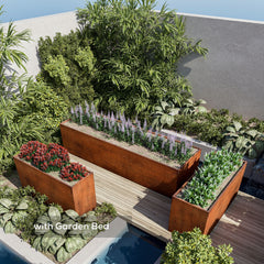 Corten Steel plant pots