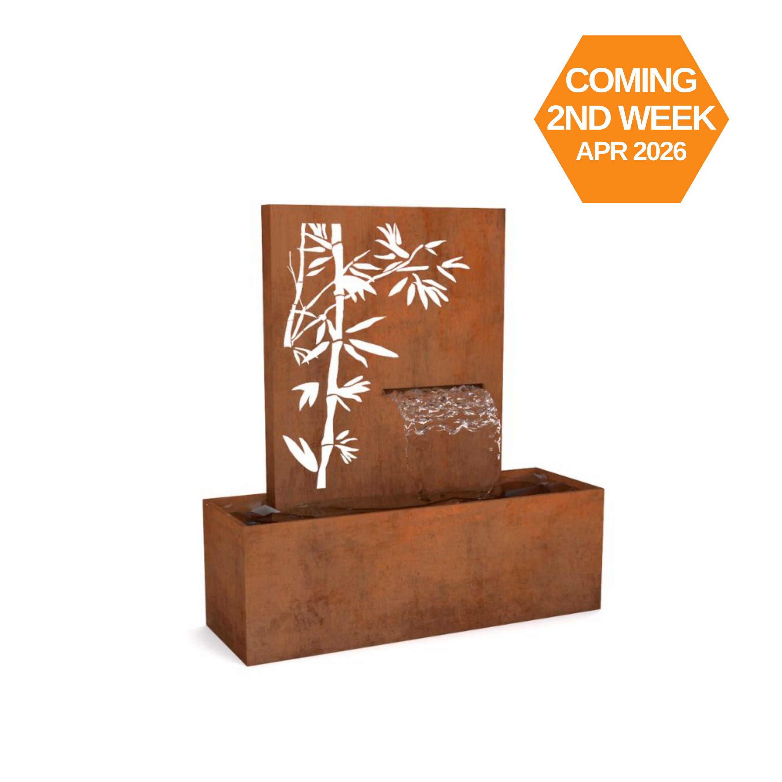 Corten Steel Serenity Water Fountain - Tool Market 
