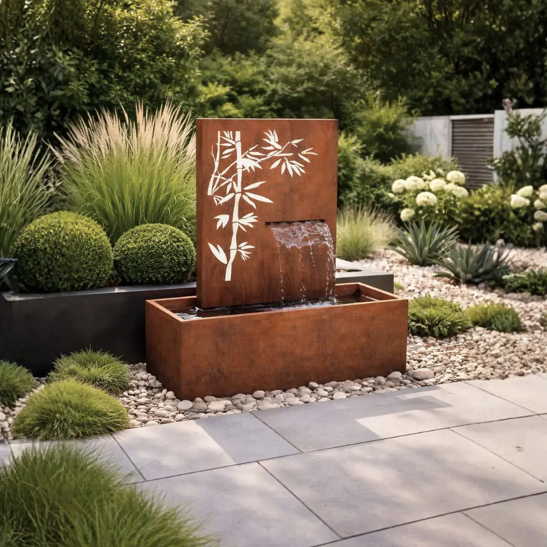 Corten Steel Serenity Water Fountain - Tool Market  