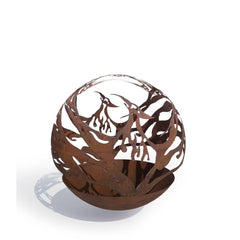 Corten Steel Spirit Flame Sphere Fire Bowl - Tool Market 
