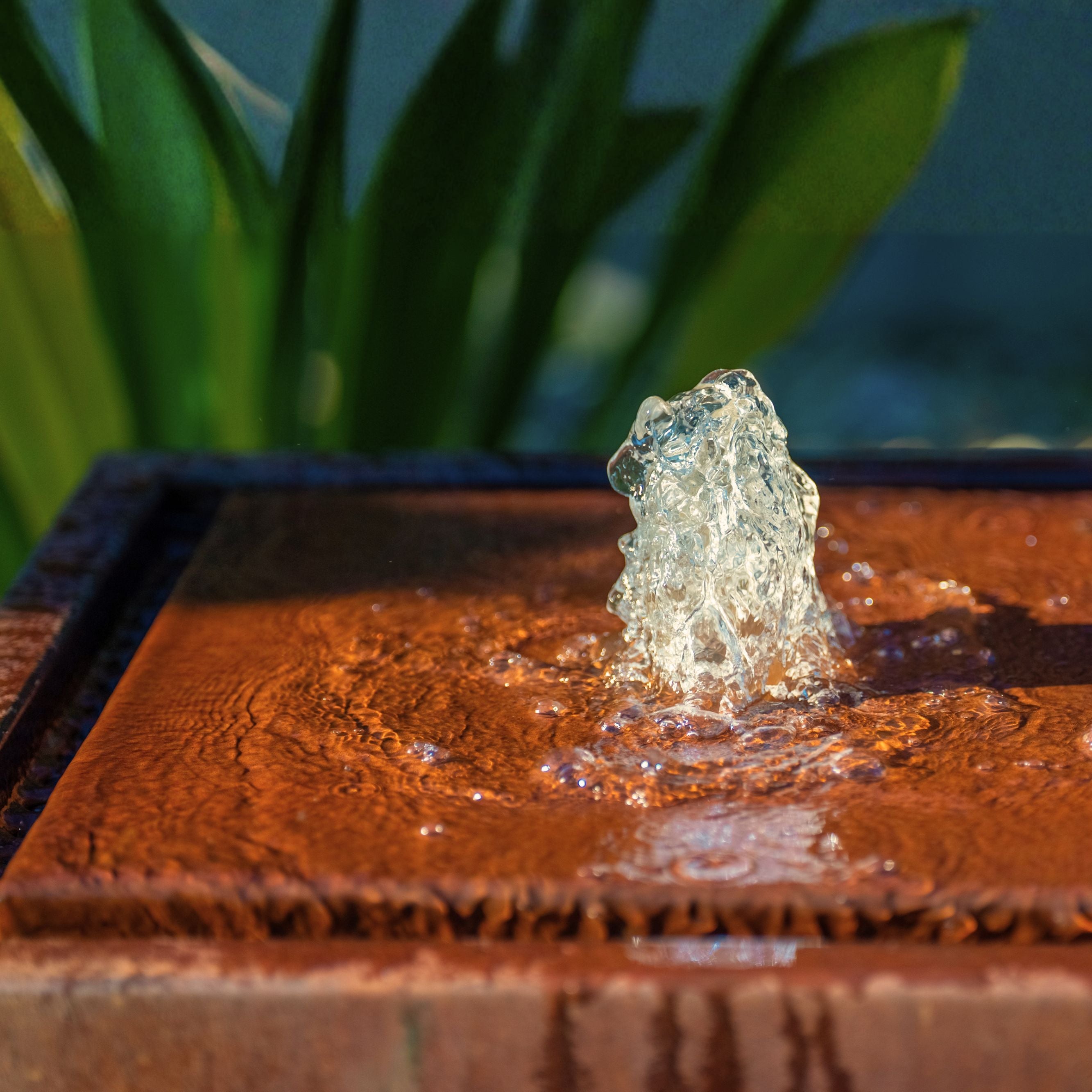Corten Steel Square Water Fountain - Tool Market 