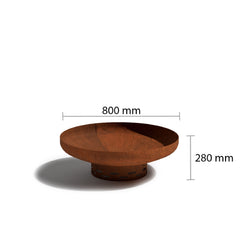 Corten Steel Terra Fire Pit - Tool Market 