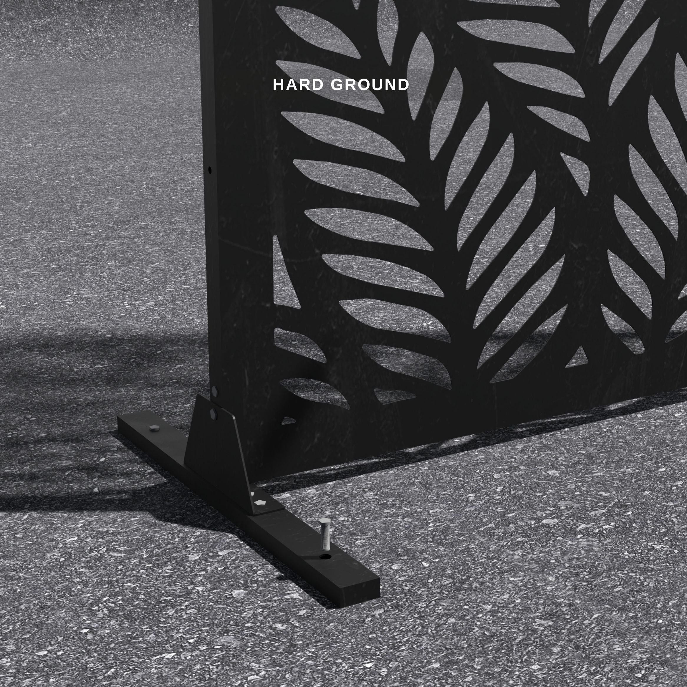 Corten Steel Valla Screen - Hard Ground - Tool Market 