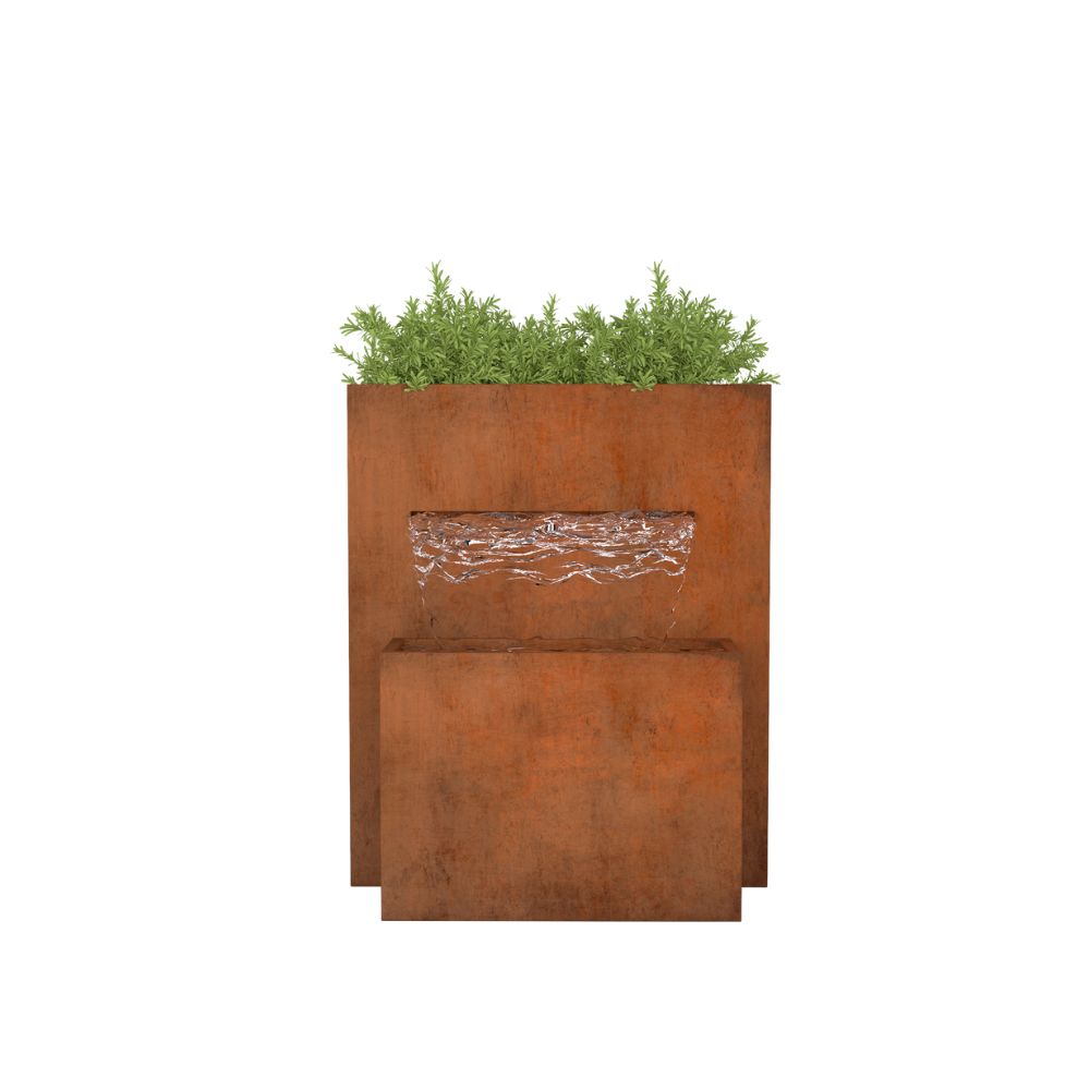 Corten Steel Victoria Falls Water Fountain - Tool Market
