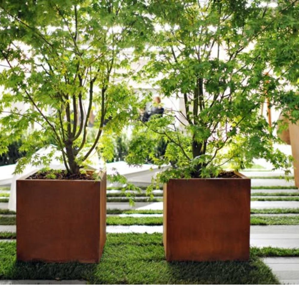 Corten Steel VitaSquare Classic Plant Pot - Tool Market