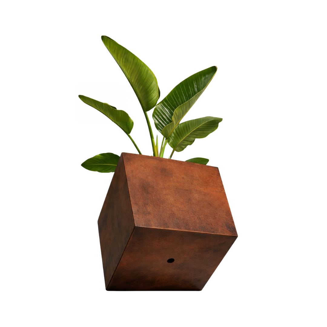 Corten Steel VitaSquare Classic Plant Pot - Tool Market 